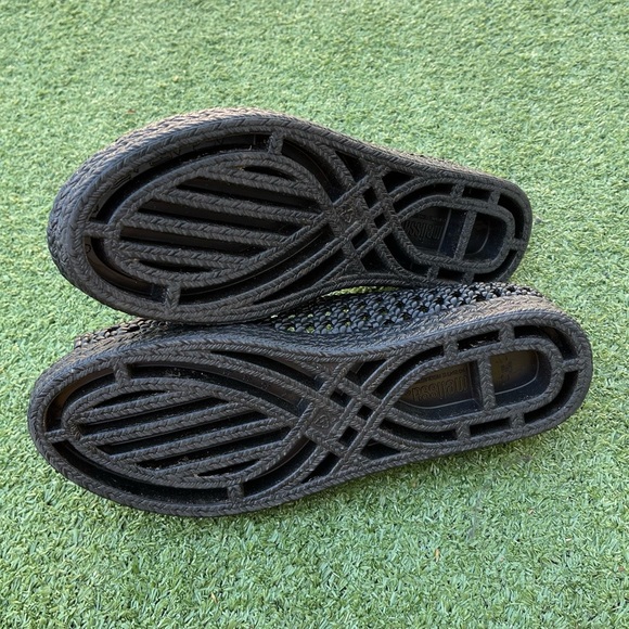 Melissa x jason Wu Black Woven Open Toe Shoes Preowned summer condition casual 7 - Picture 5 of 7